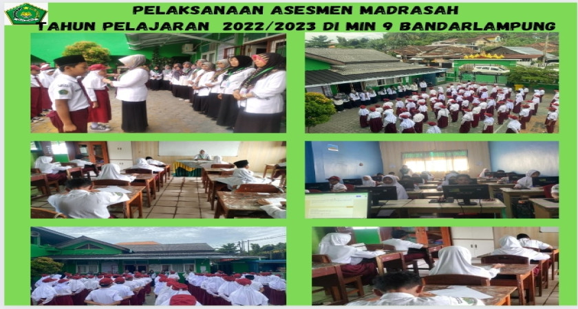 Pelaksanaan Asesmen Madrasah Tahun Pelajaran  2022/2023 di MIN 9 Bandarlampung