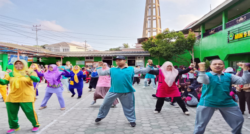Gerak ceria setiap sabtu cara MIN 9 Bandar Lampung tanamkan karakter sejak dini