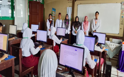 Hari Pertama Ujian Madrasah, MIN 9 Bandar Lampung Dapat Supervisi Langsung Kemenag
